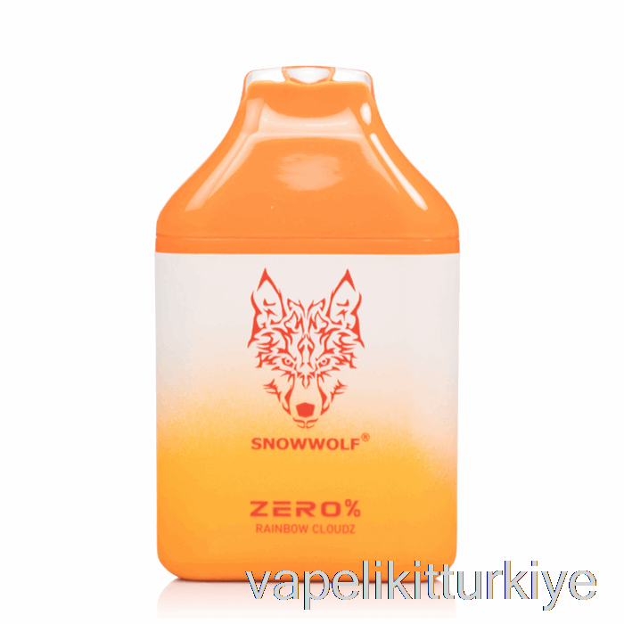 Vape Elektronik Sigara Snowwolf Sıfır 5500 0% Nikotinsiz Tek Kullanımlık Gökkuşağı Cloudz